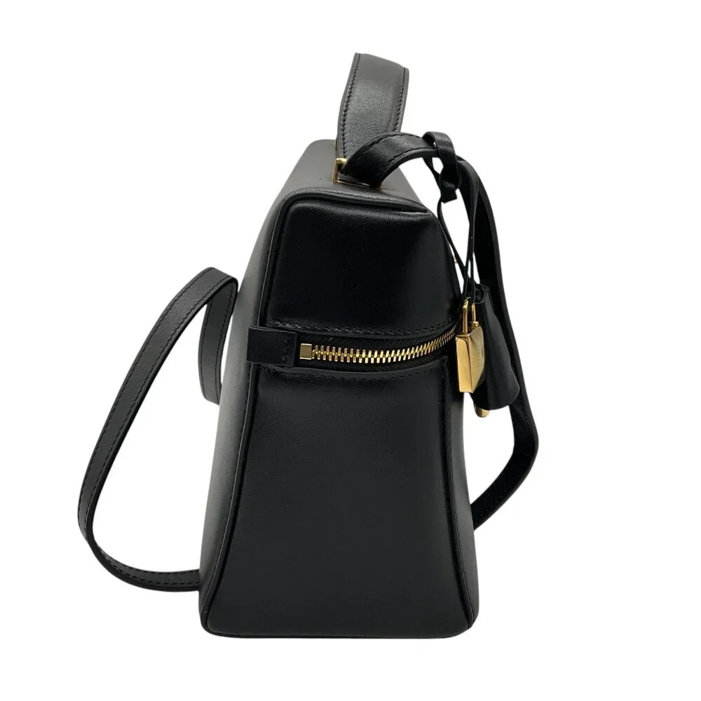 Loro Piana Black Extra Pocket L27 Tender Calfskin Leather Handbag - Picture 2 of 15